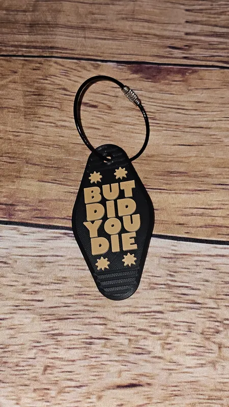 Custom Keychain - Personalized 3D printed keychain